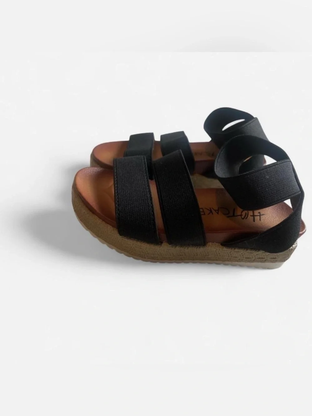 Toddler Girls Sandals Size 5M Black Platform Sandals